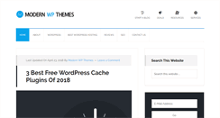 Desktop Screenshot of modernwpthemes.com